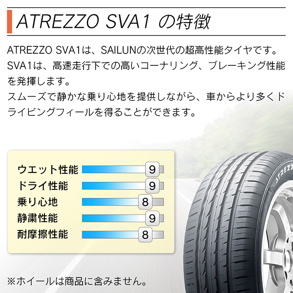 SAILUN サイルン ATREZZO SVA1 265/30R19 サマータイヤ 夏 タイヤ 2本セット 法人様専用