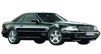 メルセデスベンツ R129 SL 1997年ヘッドライト HID付き