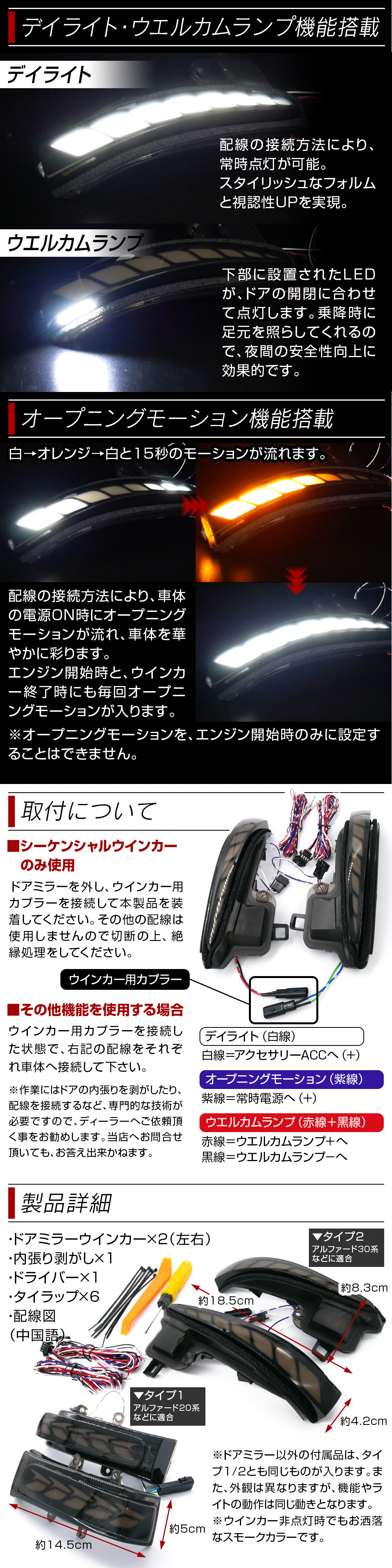 シーケンシャルドアミラー