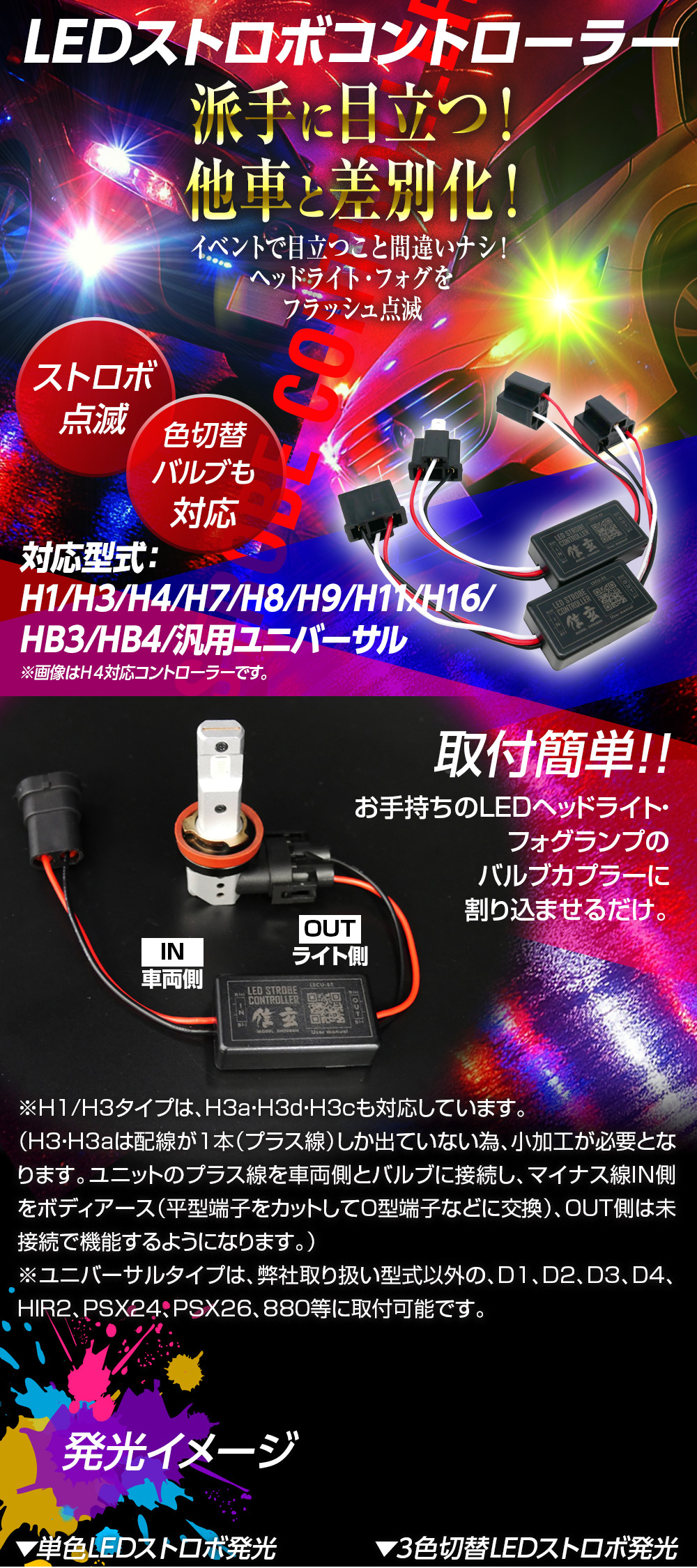 イベントで目立つ